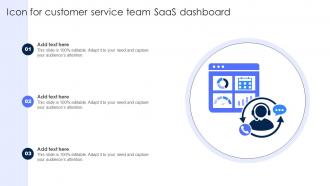 Icon For Customer Service Team SaaS Dashboard