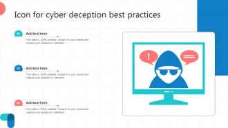 Icon For Cyber Deception Best Practices