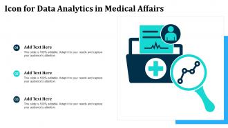 Icon For Data Analytics In Medical Affairs