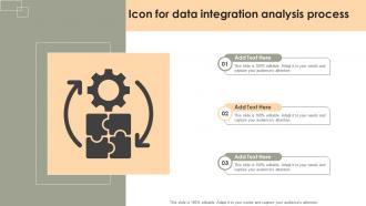 Icon For Data Integration Analysis Process