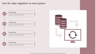 Icon For Data Migration To New System