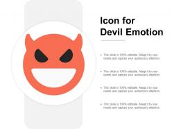 Icon for devil emotion