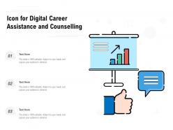 Icon for digital career assistance and counselling