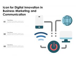 Icon for digital innovation in business marketing and communication