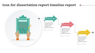 Icon For Dissertation Report Timeline Report