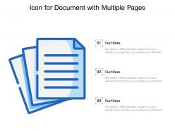 Icon for document with multiple pages