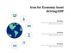 Icon for economy asset driving gdp