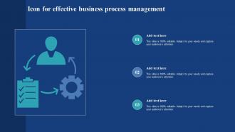 Icon For Effective Business Process Management