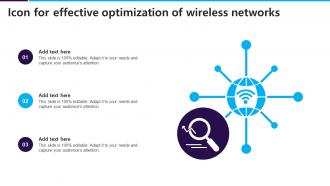 Icon For Effective Optimization Of Wireless Networks