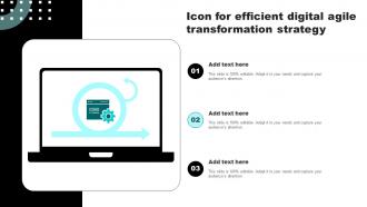 Icon For Efficient Digital Agile Transformation Strategy