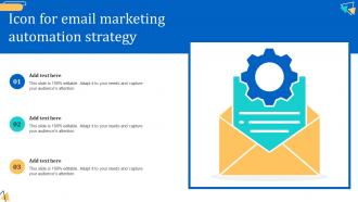 Icon For Email Marketing Automation Strategy