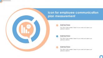 Icon For Employee Communication Plan Measurement