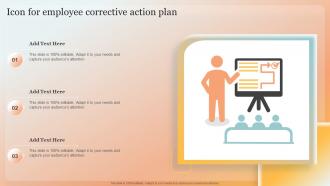 Icon For Employee Corrective Action Plan