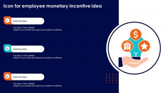Icon For Employee Monetary Incentive Idea