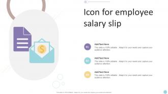 Icon For Employee Salary Slip