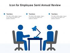 Icon for employee semi annual review