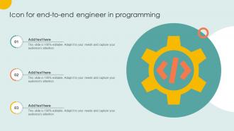 Icon For End To End Engineer In Programming