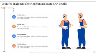 Icon For Engineers Showing Construction ERP Details