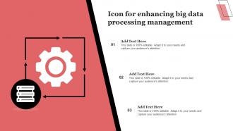 Icon For Enhancing Big Data Processing Management
