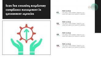 Icon For Ensuring Regulatory Compliance Management In Government Agencies