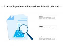 Icon for experimental research on scientific method