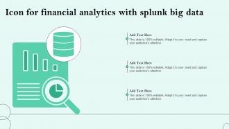 Icon For Financial Analytics With Splunk Big Data