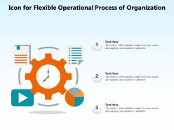 Icon For Flexible Operational Process Of Organization