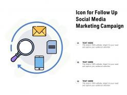 Icon for follow up social media marketing campaign