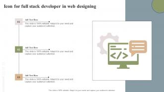 Icon For Full Stack Developer In Web Designing