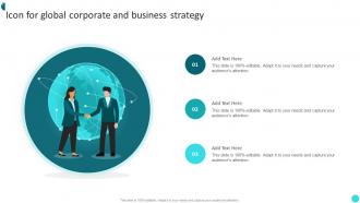 Icon For Global Corporate And Business Strategy