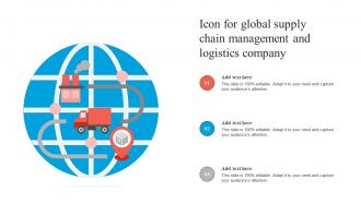 Icon For Global Supply Chain Management And Logistics Company