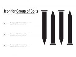 Icon for group of bolts