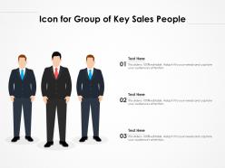 Icon for group of key sales people