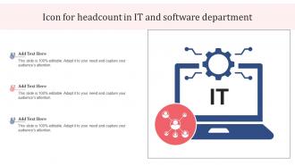 Icon For Headcount In It And Software Department