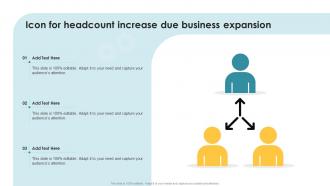 Icon For Headcount Increase Due Business Expansion
