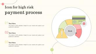 Icon For High Risk Payment Process