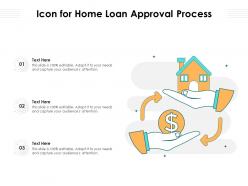 Icon for home loan approval process