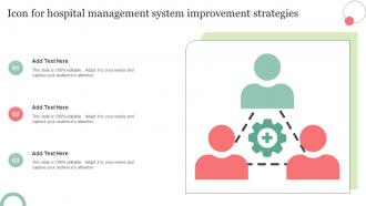 Icon For Hospital Management System Improvement Strategies