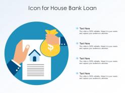 Icon for house bank loan