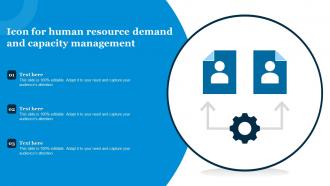 Icon For Human Resource Demand And Capacity Management