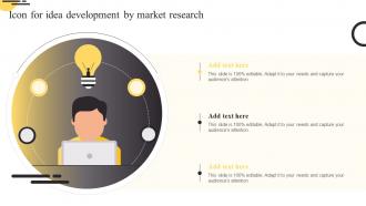Icon For Idea Development By Market Research