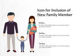 Icon For Inclusion Of New Family Member