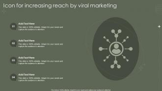 Icon For Increasing Reach By Viral Marketing