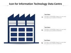 Icon for information technology data centre