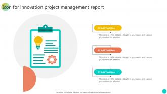 Icon For Innovation Project Management Report