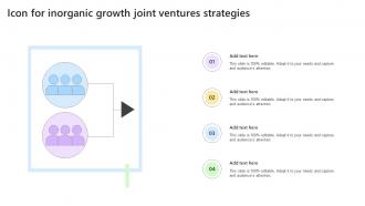 Icon For Inorganic Growth Joint Ventures Strategies