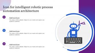 Icon For Intelligent Robotic Process Automation Architecture