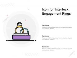 Icon for interlock engagement rings