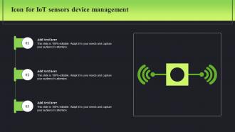 Icon For Iot Sensors Device Management