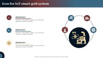 Icon For IOT Smart Grid System